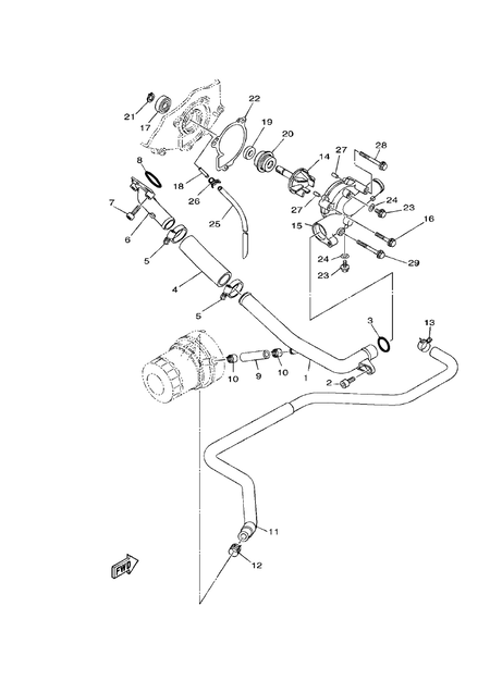 WATER PUMP (YU700G(2019US))
