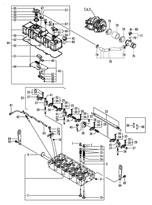 CYLINDER HEAD & BONNET (TNV) CYLINDER HEAD & BONNET (TNV)