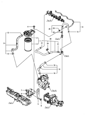 FUEL PIPE (4TNV86CT-DWZ) FUEL PIPE (4TNV86CT-DWZ)