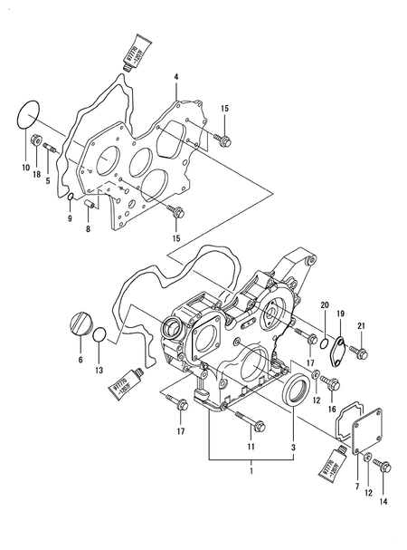 GEAR HOUSING (4TNV88-BKGWLF)