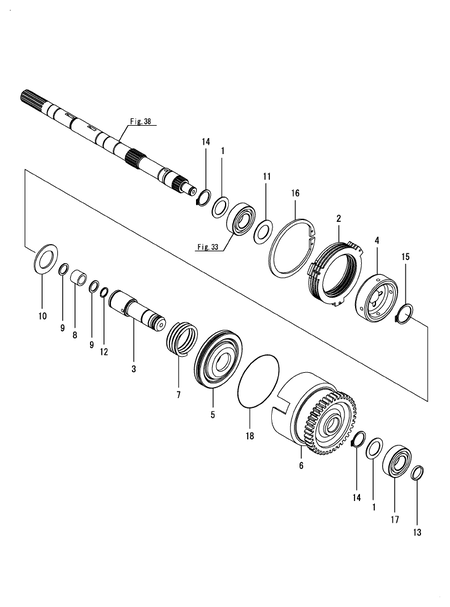 CLUTCH SHAFT (SC2400(YANMAR))