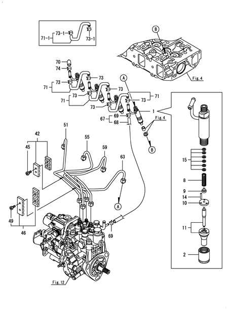 FUEL INJECTION VALVE (4TNV88-BKITL)