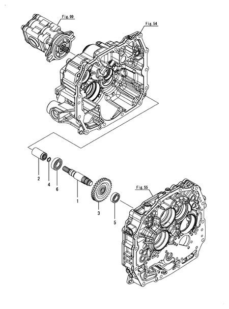 PUMP DRIVE (YT357AJ,Y(100001-)