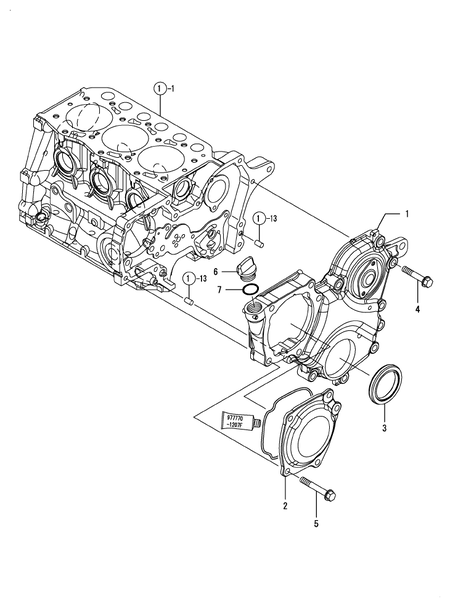 GEAR HOUSING (3TNM68-AMW)