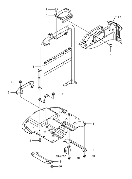 FRONT FRAME (YM347A-BR)