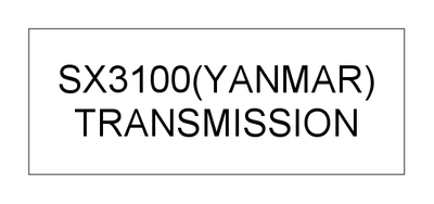 TRANSMISSION (SX3100(YANMAR))
