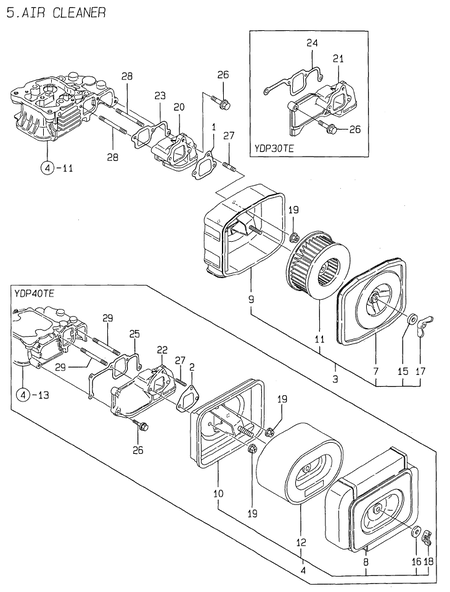 AIR CLEANER (L40AE-DP2T)