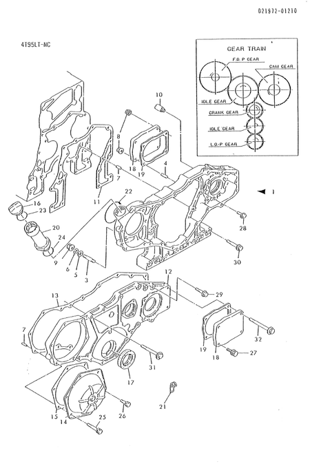 GEAR HOUSING (4T95LT-NC)
