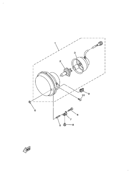 HEADLIGHT (YU700G-RD(2022US))
