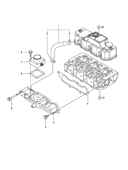 SUCTION MANIFOLD (3TNV88-XRE2)