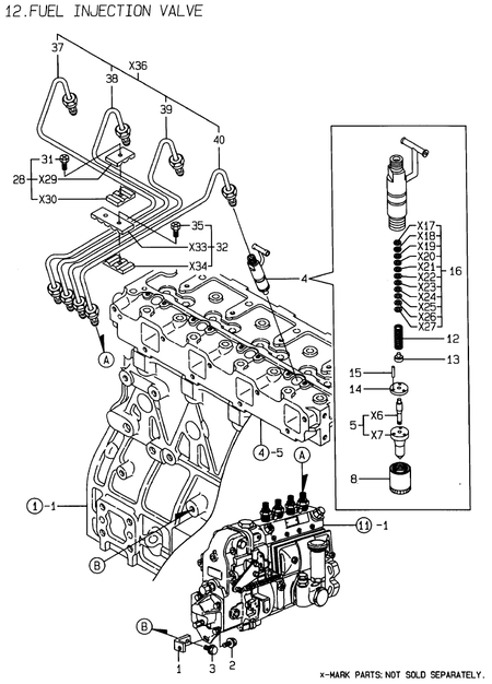 FUEL INJECTION VALVE (4TNE94-DBW)