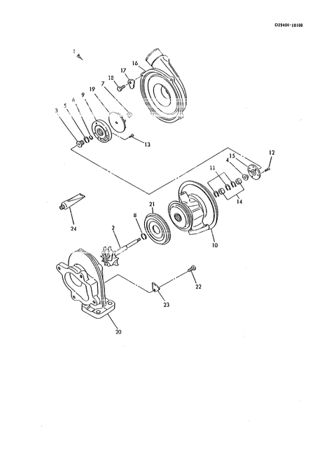 TURBOCHARGER(COMPONENT PARTS) (4TN82TL-RGB)