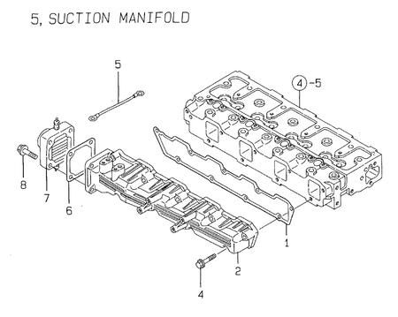 SUCTION MANIFOLD (4TNE98-SA)