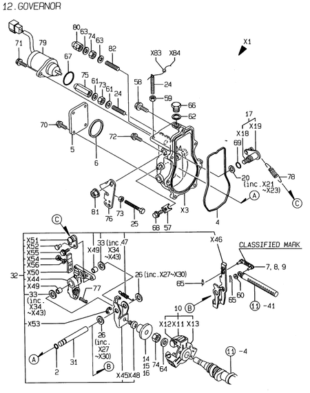 GOVERNOR (4TNE88-EHP) GOVERNOR (4TNE88-EHP)