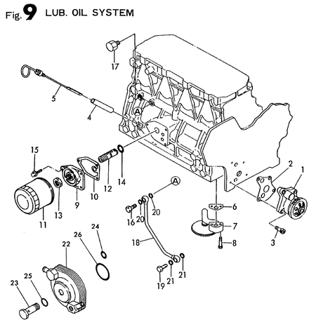 LUB. OIL SYSTEM (4TN82E-RNS)