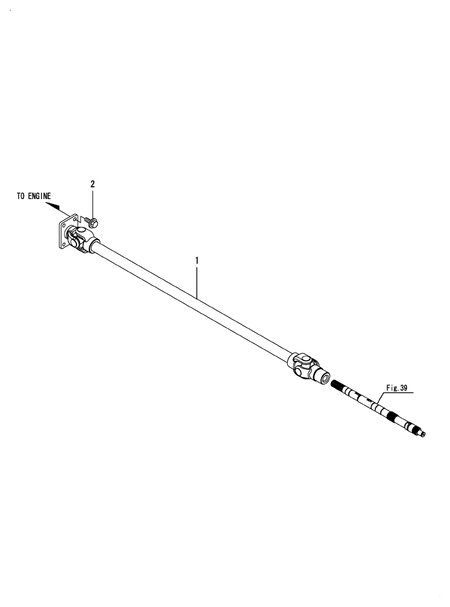 DRIVE SHAFT (SC2450(YANMAR))