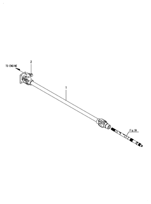 DRIVE SHAFT (SC2450(YANMAR))
