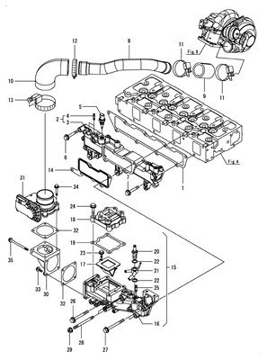 SUCTION MANIFOLD (4TNV98CT-GGE) SUCTION MANIFOLD (4TNV98CT-GGE)
