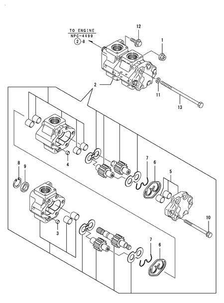HYDRAULIC PUMP (T80)