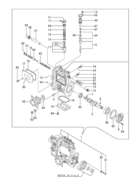 FUEL INJECTION PUMP (3TNV76-CSA3)