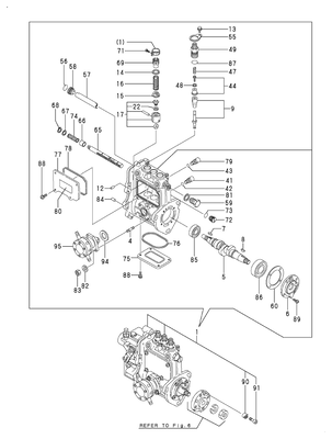 FUEL INJECTION PUMP (3TNV76-CSA3)