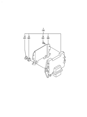 ELECTRONIC CONTROL UNIT(ECU) (4TNV98T-ZNSAD) ELECTRONIC CONTROL UNIT(ECU) (4TNV98T-ZNSAD)