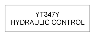 HYDRAULIC CONTROL (YT347Y)
