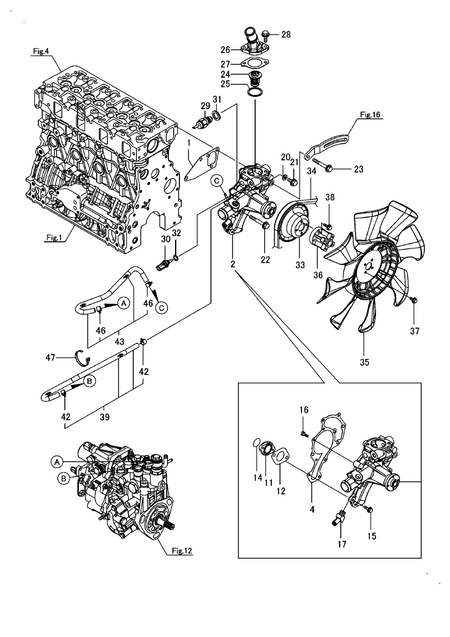 COOLING WATER SYSTEM (4TNV88-BKITL)