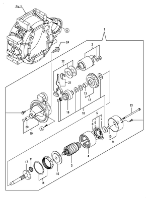 STARTER MOTOR (3TNV88C-DYEM) STARTER MOTOR (3TNV88C-DYEM)