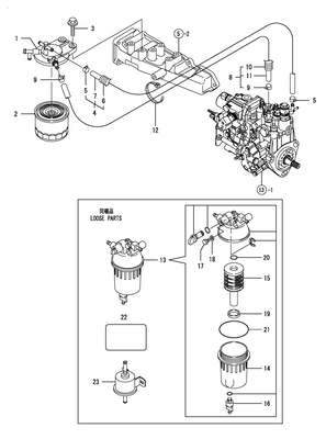 FUEL LINE (3TNV84T-BGGE) FUEL LINE (3TNV84T-BGGE)