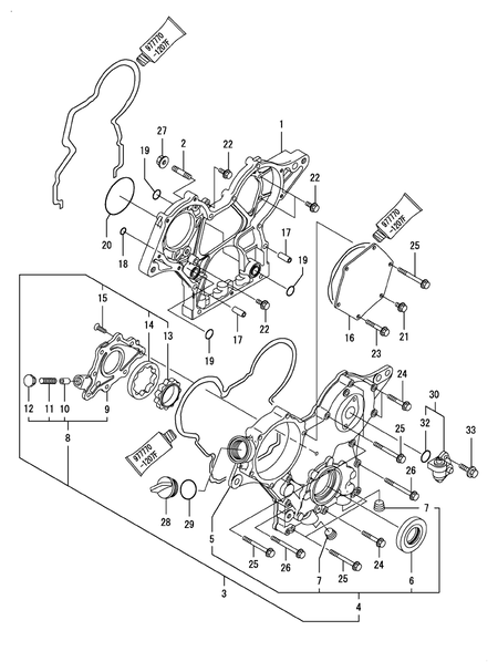 GEAR HOUSING (3TNV72-YUKS)