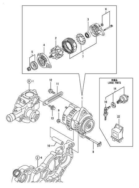 GENERATOR (4TNE98-BQLS) GENERATOR (4TNE98-BQLS)
