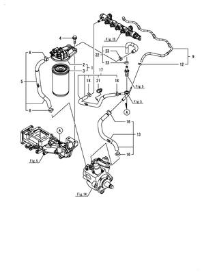 FUEL PIPE (4TNV98CT-GGE) FUEL PIPE (4TNV98CT-GGE)