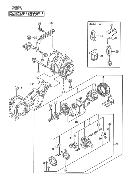 GENERATOR (4TNE88-PG)
