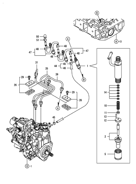 FUEL INJECTION VALVE (3TNV88-BMRGH)