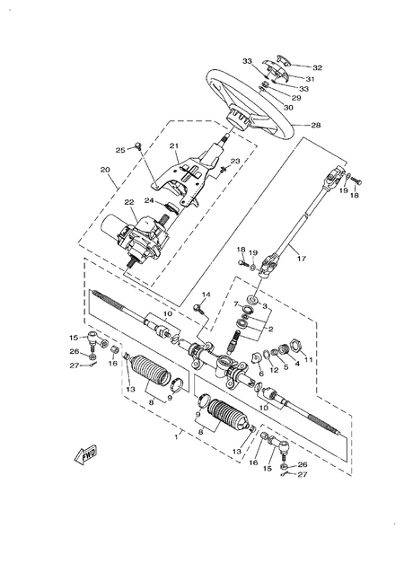 STEERING (YU700G-RD(2022US))