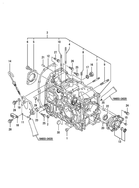 TRANSMISSION CASE (SX3100(CCY)) TRANSMISSION CASE (SX3100(CCY))