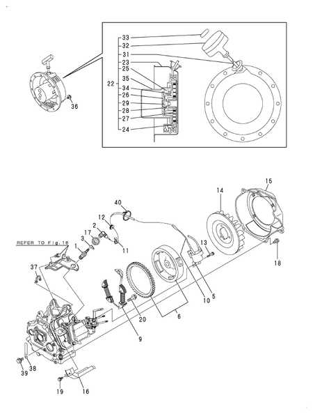 FLY.MAGNETO & STARTING DEVICE (GA340SEHPSK)
