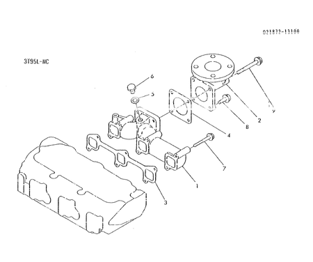 EXHAUST MANIFOLD (4T95LT-NC)
