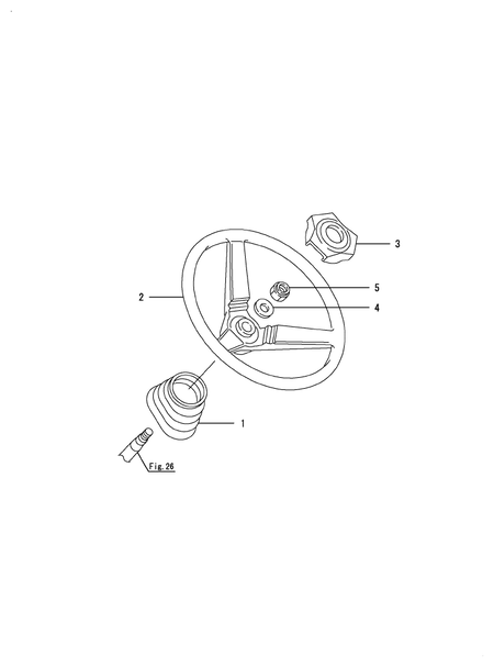 STEERING WHEEL (EX3200(YANMAR))