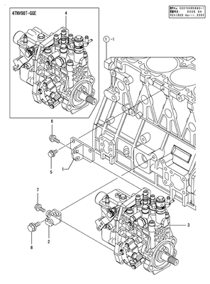 FUEL INJECTION PUMP (4TNV98T-NSA) FUEL INJECTION PUMP (4TNV98T-NSA)
