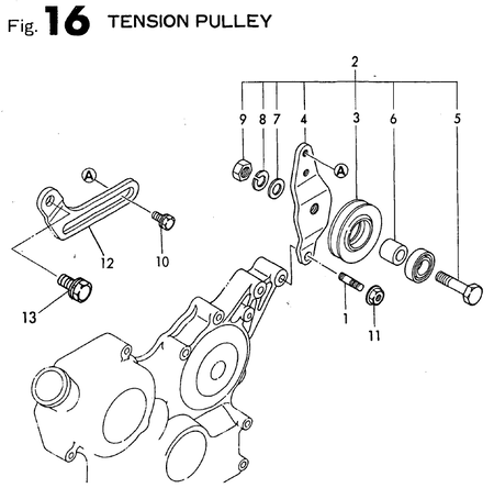 TENSION PULLEY (4TN82E-RK)