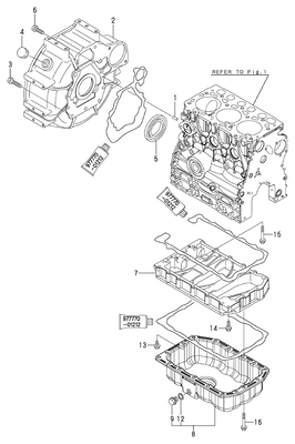 FLYWHEEL HOUSING & OIL SUMP (3TNV70-ASA) FLYWHEEL HOUSING & OIL SUMP (3TNV70-ASA)
