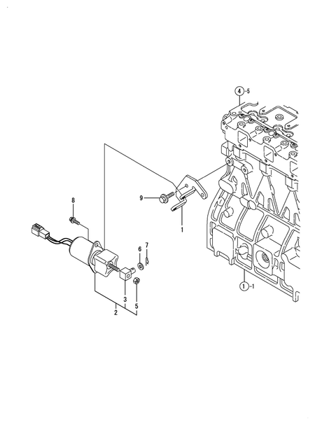 ENGINE STOP DEVICE (4TNE94-EIK) ENGINE STOP DEVICE (4TNE94-EIK)