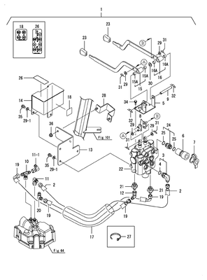 VALVE(REAR REMOTE) (SA223) VALVE(REAR REMOTE) (SA223)