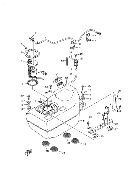 FUEL TANK (YU700G-RD(2021US)) FUEL TANK (YU700G-RD(2021US))
