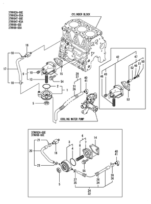 OIL COOLER (3TNV82A-DSA)