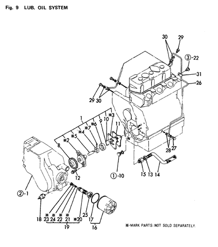 LUB. OIL SYSTEM (3T72HA-N)