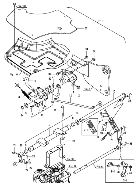 LINK(DIFF LOCK PEDAL) (SA424)