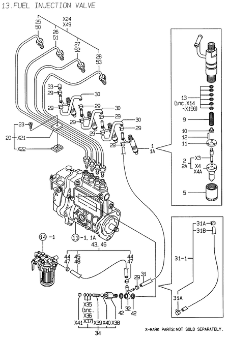 FUEL INJECTION VALVE (4TNE88-EPZ) FUEL INJECTION VALVE (4TNE88-EPZ)